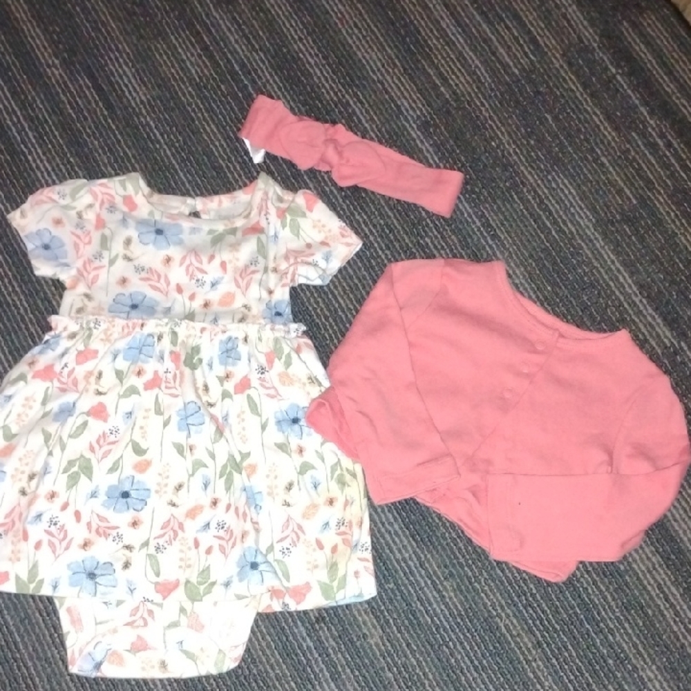 Carter's Floral and Pink Kids Matching Set
